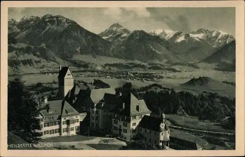 Ak Oberstdorf im Oberallgäu, Heilstätte Wasach
