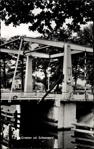 Ak Schoonoord Drenthe Niederlande, brug