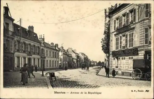 Ak Mantes Yvelines, Avenue de la Republique