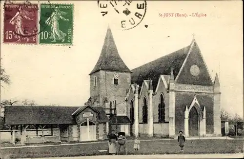 Ak Saint Just Eure, L'Eglise