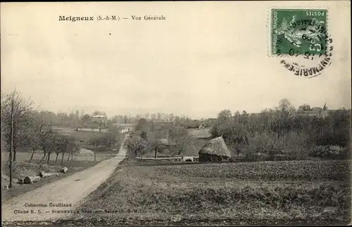 Ak Meigneux Seine-et-Marne, Vue générale