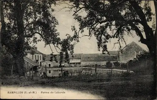 Ak Rampillon Seine-et-Marne, Ferme de Laborde