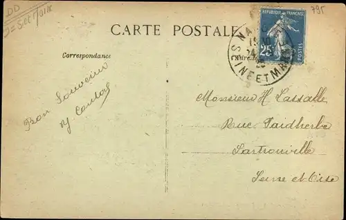 Ak Rampillon Seine-et-Marne, Ferme de Laborde