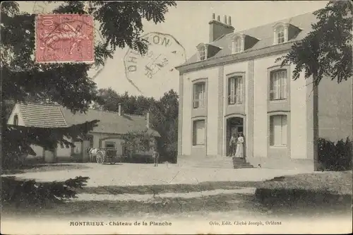 Ak Montrieux Loir et Cher, Château de la Planche