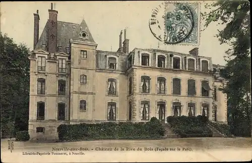 Ak Neuville aux Bois Loiret, Chateau de la Rive du Bois