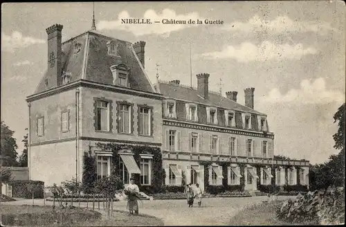 Ak Nibelle Loiret, Chateau de la Guette