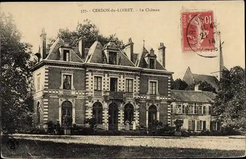 Ak Cerdon Loiret, Le Chateau