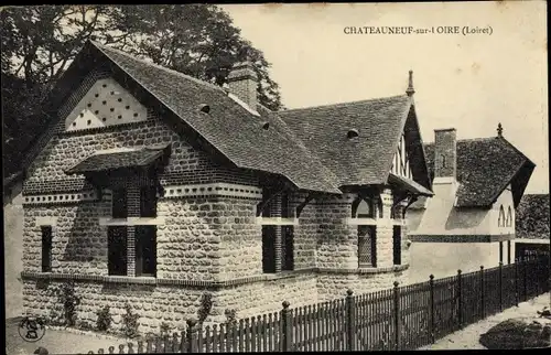Ak Chateauneuf sur Loire Loiret, Maison