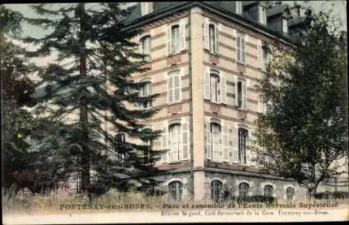 Ak Fontenay aux Roses Hauts de Seine, Parc et ensemble de l'Ecole Normale Superieure