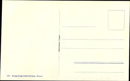 Ak Brienz Kanton Bern, Hasliberge