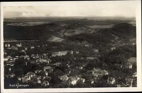 Ak Bad Kissingen Unterfranken Bayern, Gesamtansicht, Vogelschau