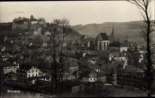 Ak Kronach im Frankenwald Bayern, Gesamtansicht