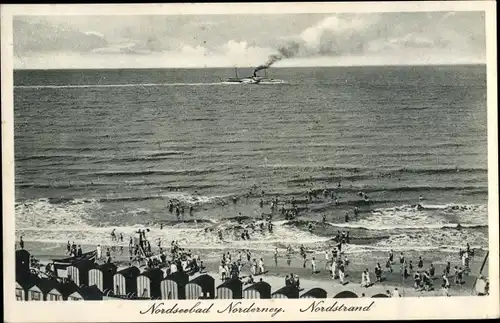 Ak Norderney in Ostfriesland, Nordstrand