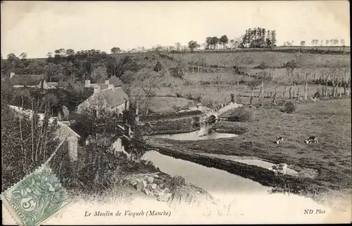 Ak Manche, Le Moulin de Vicqueh