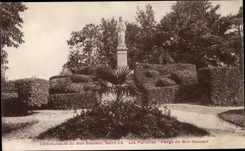 Ak Saint Lô Manche, Les Perrelles, Vierge du Bon Saveur