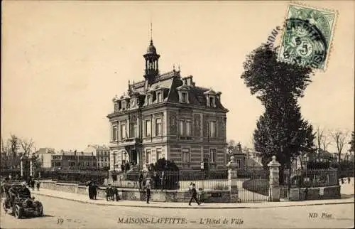 Ak Maisons Laffitte Yvelines, L'Hotel de Ville