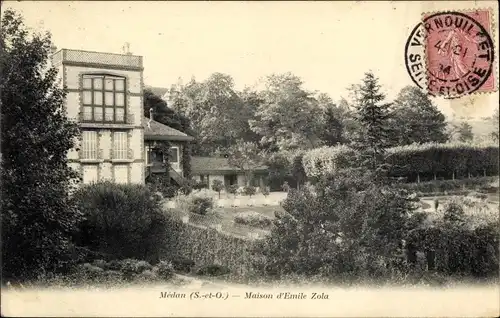 Ak Médan Yvelines, Maison d'Emile Zola