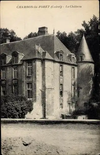 Ak Chambon la Forêt Loiret, Le Chateau