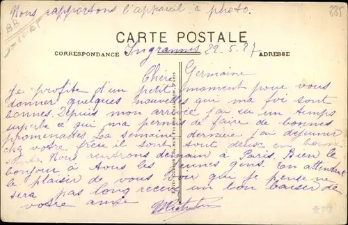 Ak Chambon la Forêt Loiret, Le Chateau