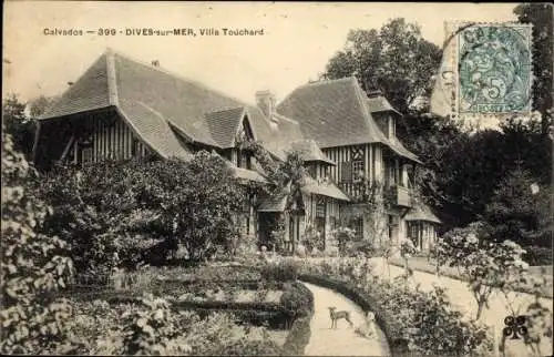 Ak Dives sur Mer Calvados, Villa Touchard