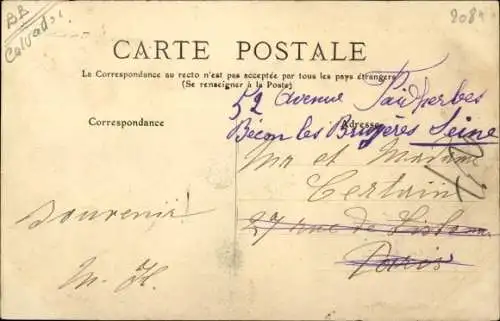 Ak Dives sur Mer Calvados, Villa Touchard