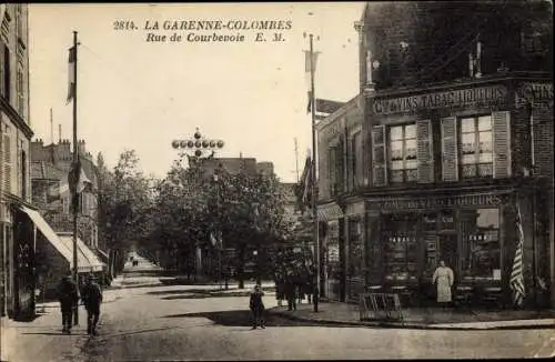 Ak La Garenne Colombes Hauts de Seine, Rue de Courbevoie