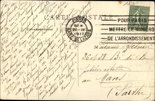 Ak Colombes Hauts de Seine, Rue de Paris