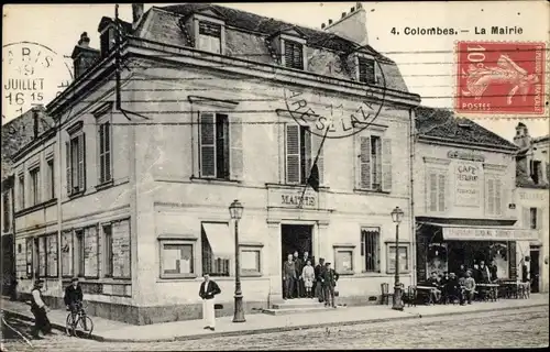 Ak Colombes Hauts de Seine, La Mairie