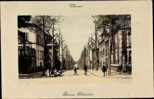 Ak Clamart Hauts de Seine, Avenue Schneider