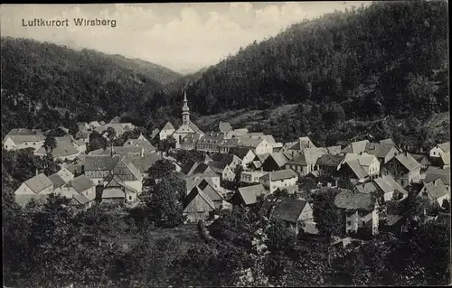 Ak Wirsberg im Fichtelgebirge, Gesamtansicht
