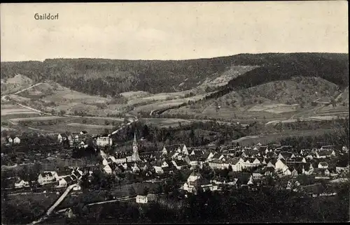 Ak Gaildorf am Kocher in Baden Württemberg, Gesamtansicht