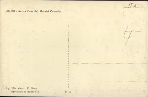 Ak Assisi Umbria, Antica Casa dei Maestri Comacini