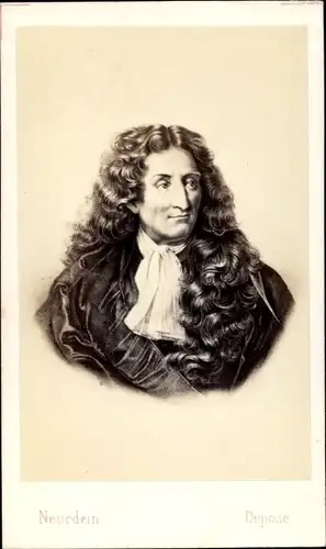Carte de Visite Schriftsteller Jean de La Fontaine