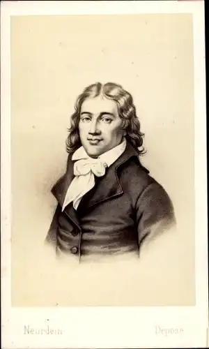 Carte de Visite Politiker Camille Desmoulins