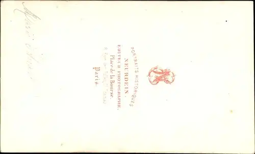 Carte de Visite Maria Stuart, Königin von Schottland und Frankreich