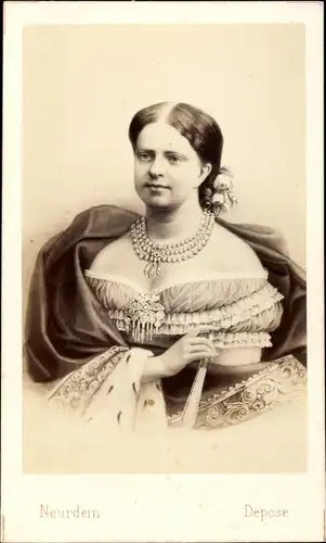 Carte de Visite Maria Clotilde di Savoia