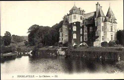 Ak Tourlaville Manche, Château
