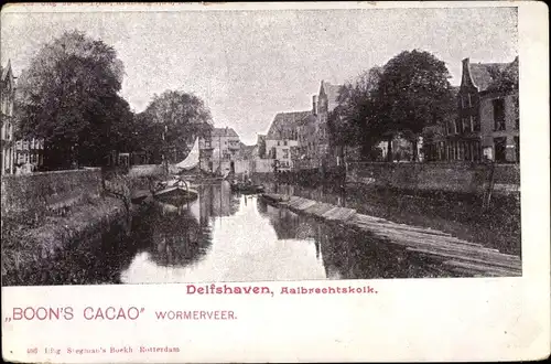 Ak Delfshaven Südholland, Aalbrechtskolk