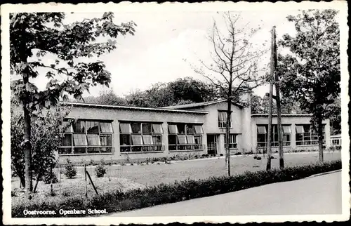 Ak Oostvoorne aan Zee Südholland, Openbare School