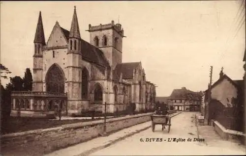 Ak Dives Calvados, L'Eglise de Dives