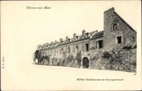 Ak Dives sur Mer Calvados, Hotel Guillaume le Conquerant