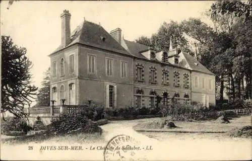 Ak Dives sur Mer Calvados, Le Chateau de Sarlabot