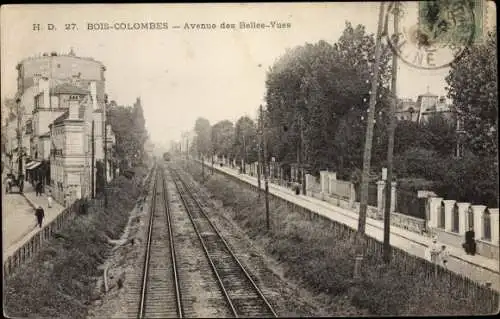 Ak Bois Colombes Hauts de Seine, Avenue des Belles Vues