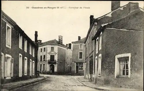 Ak Chaudron en Mauges Maine-et-Loire, Carrefour du Plessis