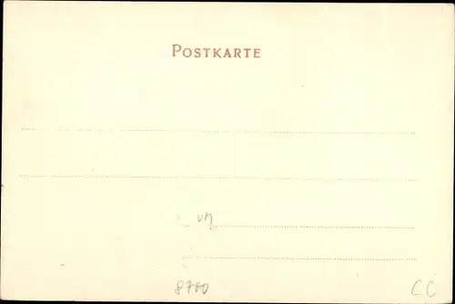 Passepartout Ak Würzburg am Main Unterfranken, Rathaus, Graf Eckardtsturm