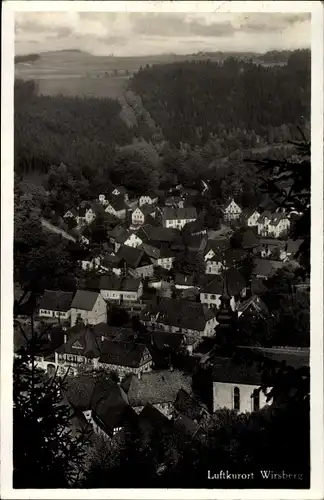 Ak Wirsberg im Fichtelgebirge, Gesamtansicht, Vogelschau