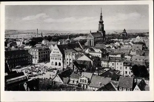Ak Greifswald Mecklenburg Vorpommern, Markt, Nicolaikirche