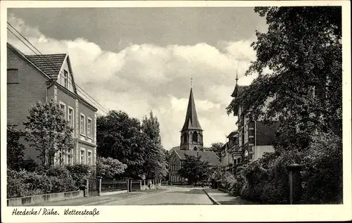 Ak Herdecke an der Ruhr, Wetterstraße