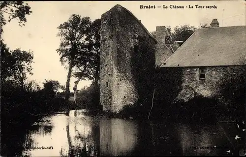 Ak Gratot Manche, Château