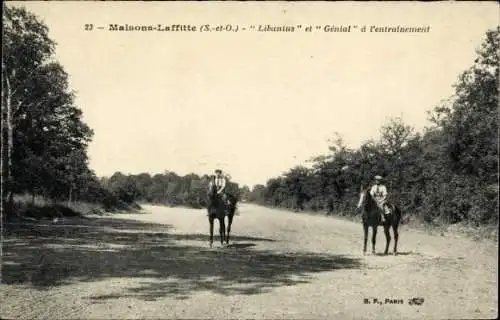 Ak Maisons Laffitte Yvelines, Libanius et Genial d l'entrainement